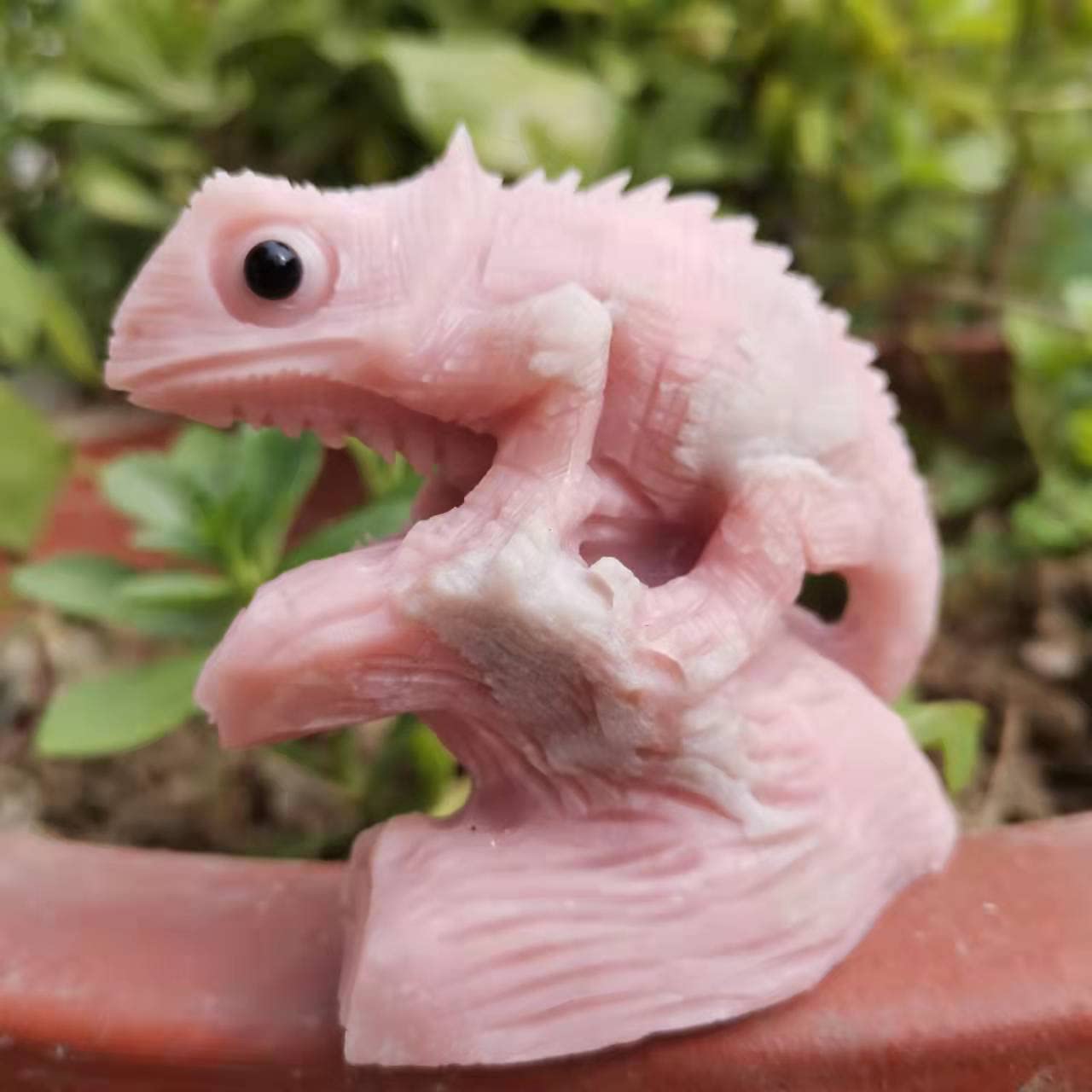 Amazon.co.jp: トカゲ愛好家のための家の装飾動物彫刻